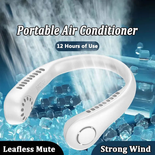 Neck Fan Micro Cooling Strong Fan 360° Bladeless