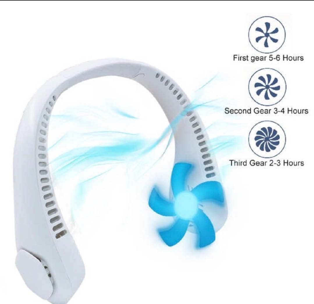 Neck Fan Micro Cooling Strong Fan 360° Bladeless