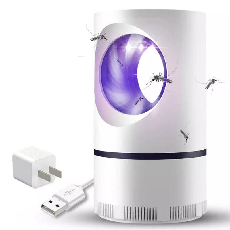 Mosquito Killer Lamp Electric Shocker Round with Charger – Powerful 360° UV Light Insect Trap for Home, Room & Outdoor Use