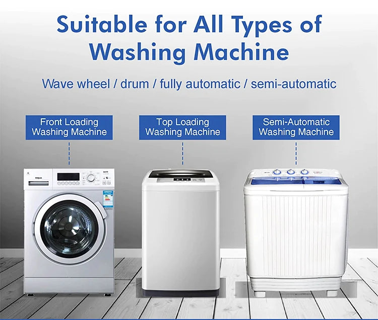 Washing Machine Cleaning Tablets – 12 Tablet | Deep Cleaning & Deodorizing for Front Load, Top Load & HE Washers