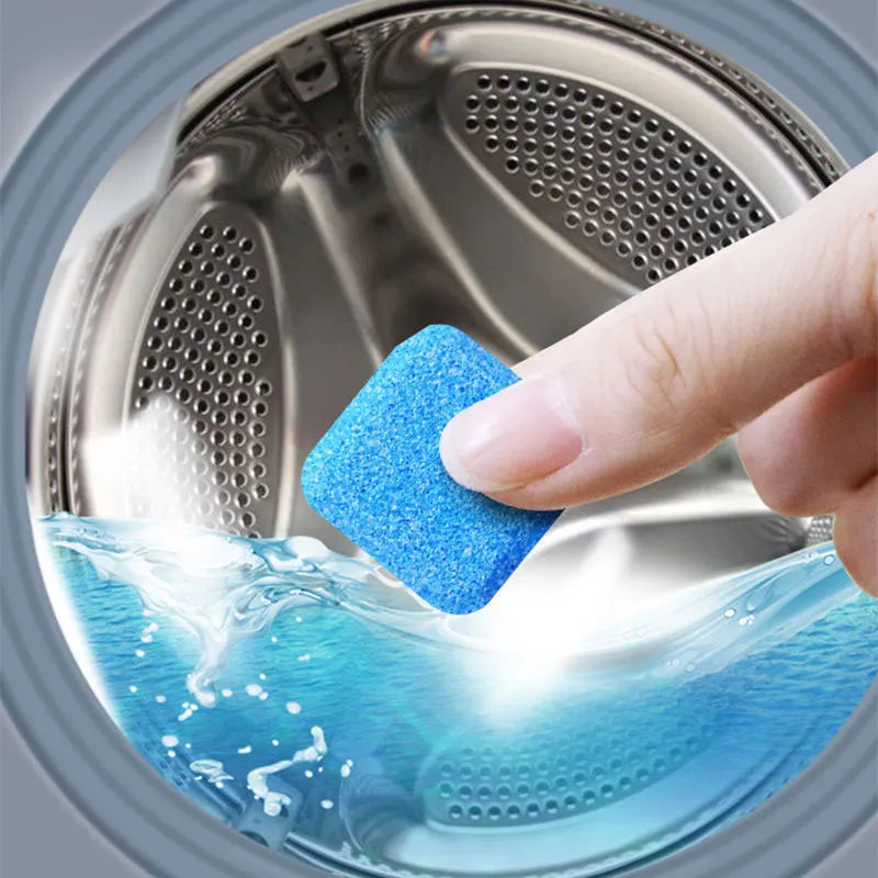 Washing Machine Cleaning Tablets – 12 Tablet | Deep Cleaning & Deodorizing for Front Load, Top Load & HE Washers