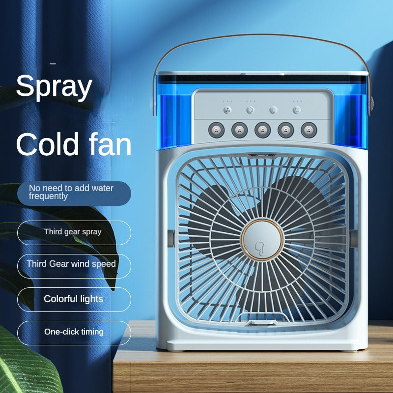 Mini Air Cooler Fan With Evaporative Cooling | Portable Household Air Conditioner 3 Speed