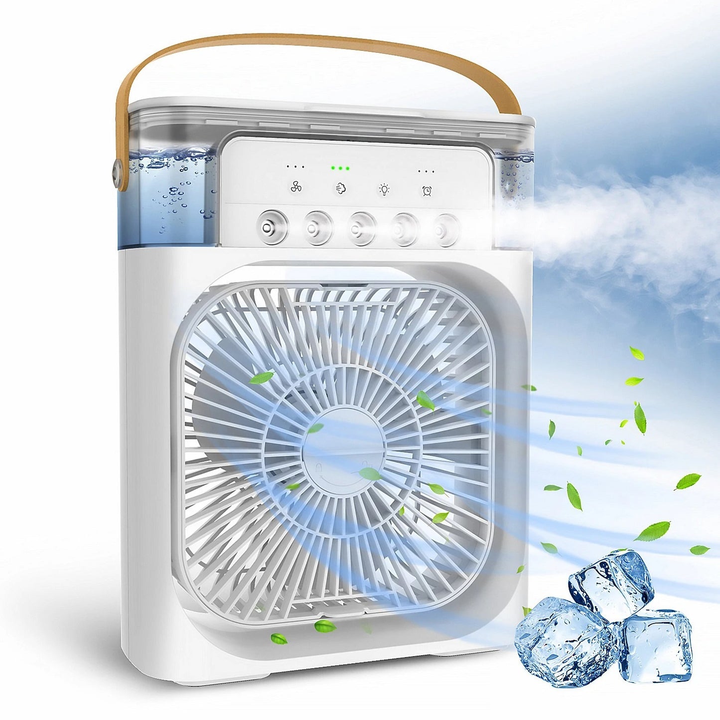 Mini Air Cooler Fan With Evaporative Cooling | Portable Household Air Conditioner 3 Speed