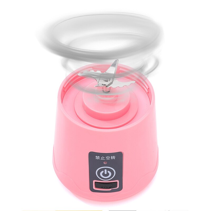 hand juicer maker fruit blender usb blender kitchen mixer kitche-6-Blade Portable Home USB Rechargeable Electric Fruit Extractor Juice Blender Machine