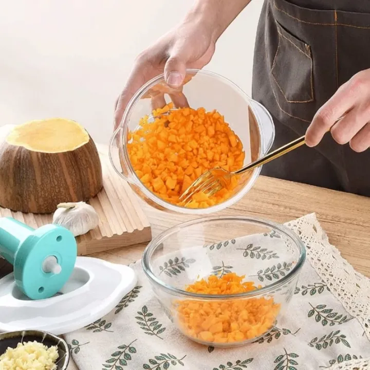 Manual Hand Push Chopper For Kitchen Use