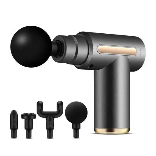 Blueidea Professional Massage Gun – Deep Tissue Muscle Massager (Model BLD-720) with 4 Replaceable Heads and Adjustable Multi-Speed Intensity