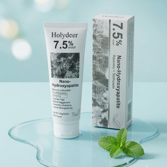 Holydeer Recovery Toothpaste | 7.5% Nano-Hydroxyapatite For Enamel Repair & Whitening 120g